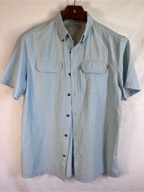 Field & Stream Vented Fishing Shirt Men’s L Short Sleeve Outdoor Hiking Camping
